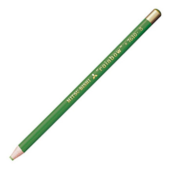 三菱鉛筆 K7610.5 水性ダーマトグラフ色鉛筆 黄緑