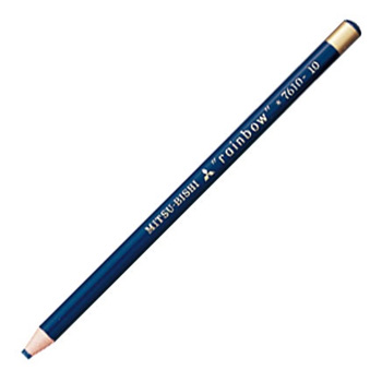 三菱鉛筆 K7610.10 水性ダーマトグラフ色鉛筆 あい