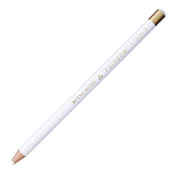 三菱鉛筆 K7610.1 水性ダーマトグラフ色鉛筆 しろ