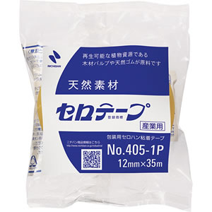 ニチバン 4051P-12 産業用セロテープ 大巻 12mm×35m