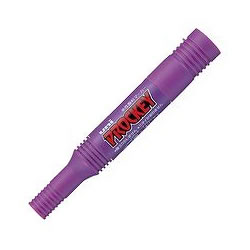 三菱鉛筆 PM150TR.12 水性ツインサインペン プロッキー 詰替えタイプ 紫
