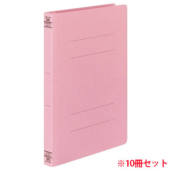 コクヨ フ-W10NP フラットファイルW(厚とじ) A4タテ 250枚収容 背幅28mm ピンク 10冊