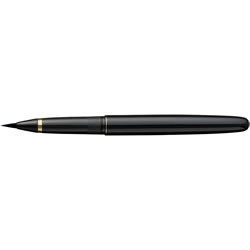 くれ竹 DU140-15C 万年毛筆漆調(15号) 黒軸