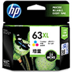HP F6U63AA HP63XL インクカートリッジ カラー（増量）