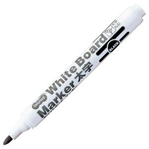 TS-WBLBG-B ホワイトボードマーカー 太字・丸芯 黒 汎用品