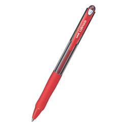 三菱鉛筆 SN10010.15 ノック式油性ボールペン VERY楽ノック 太字 1.0mm 赤