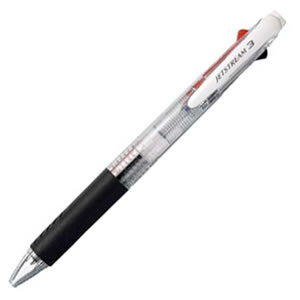 三菱鉛筆 SXE340007.T ジェットストリーム 3色ボールペン 0.7mm 透明