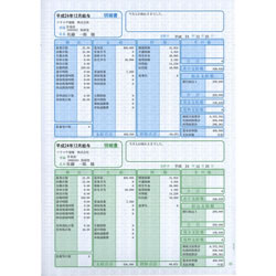 ソリマチ SR2301 給与・賞与明細書(明細タテ型)100枚入