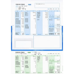 ソリマチ SR2321 給与・賞与明細書(封筒型・シール付き)100枚入