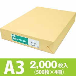 サクラカラーペーパー A3判 厚口 クリーム色