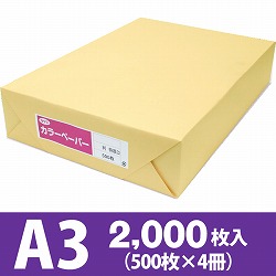 サクラカラーペーパー A3判 特厚口 クリーム色