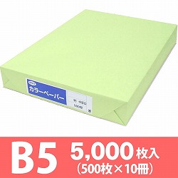 サクラカラーペーパー B5判 中厚口 うぐいす色