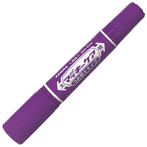 ゼブラ YYT5-PU 油性マーカー ハイマッキーケア つめ替えタイプ 太字＋細字 紫