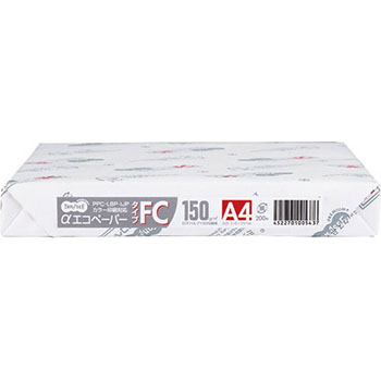 AEFC150-A4 αエコペーパー タイプFC A4 最厚口 150g (200枚)