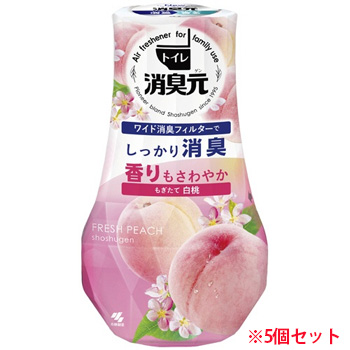 小林製薬 KOB29640 トイレの消臭元 もぎたて白桃 5個セット