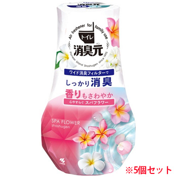 小林製薬 KOB29671 トイレの消臭元 心やすらぐスパフラワー 5個セット