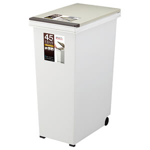 アスベル 6363ベージュ エバンペール プッシュフタタイプ 45L ベージュ 1台