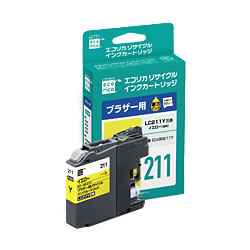 エコリカ ECI-BR211Y リサイクルインク イエロー