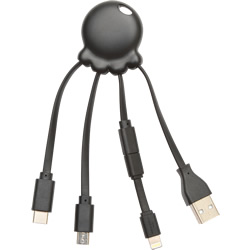 Xoopar XP61040.21MF Octopus 充電ケーブル ブラック
