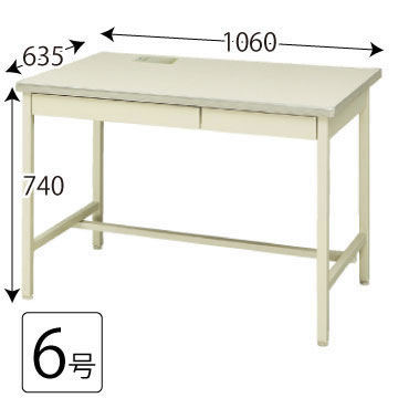 旧JIS 平机 6号 ニューグレー コードホール付き