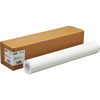 IJLF64A1CL 普通紙A1ロール コアレスタイプ 3本セット 汎用品 (930-0682) 1セット=3本、594mm×60m、坪量64g/m2、白色度約92%
