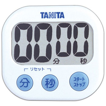 タニタ TD-384WH でか見えタイマー ホワイト (567-9751)