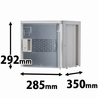 MSR-CR プラスチックミニロッカー MSタイプ 連結専用 クリア