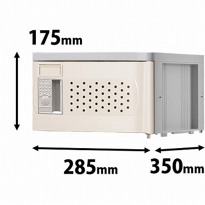 SSR-IV プラスチックミニロッカー SSタイプ 連結専用 アイボリー