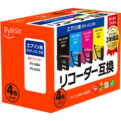 Plaisir PLE-ERDH-4P インク (顔料) 4色パック 汎用品