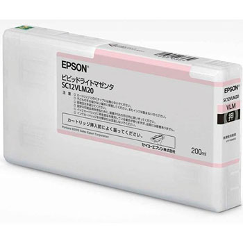 EPSON SC12VLM20 SureColor用 インクカートリッジ ビビッドライトマゼンタ 純正