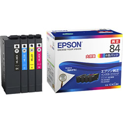 EPSON IC4CL84 インクカートリッジ 4色パック