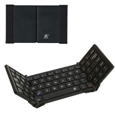 3E 3E-BKY8OF-BK Bluetooth Keyboard 【TRI】 3つ折りタイプ ブラック ケース付属