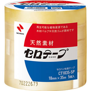 ニチバン CT-18355P セロテープ 大巻 18mm×35m 業務用パック