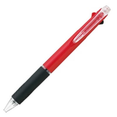 三菱鉛筆 SXE340005.15 3色ボールペン ジェットストリーム 0.5mm （軸色:赤）