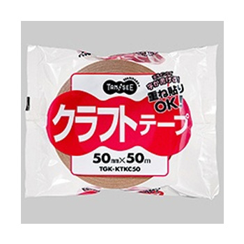 TGK-KTKC50 クラフトテープ 茶 汎用品