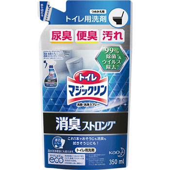 花王 311863 トイレマジックリン 消臭・洗浄スプレー 消臭ストロング つめかえ用 350ml (562-6016)