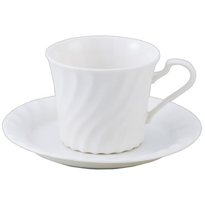 いちがま 12109-5 ニューボーン コーヒー碗皿 (060-2778) 1セット(6客)