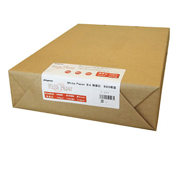 長門屋商店 ホワイトペーパー B4 特厚口 110kg ナ-523 (126-4968) 1冊=500枚 坪量:128g/m2