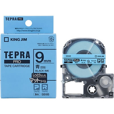 KINGJIM SB6T テプラ PRO テープカートリッジ マットラベル 6mm 透明