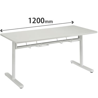 MDL-1275TS-WW 食堂用テーブル 4人掛け 幅1200×奥行750mm ホワイト