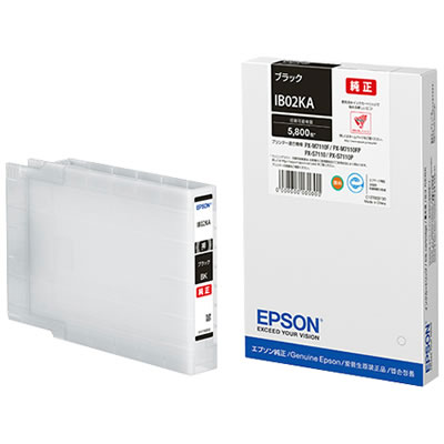 EPSON IB02KA インクカートリッジ ブラック 純正