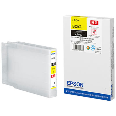 EPSON IB02YA インクカートリッジ イエロー 純正