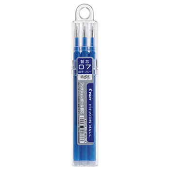 パイロット LFBKRF30F3L ゲルインキボールペン フリクションボール替芯 0.7mm ブルー (611-8259) キ