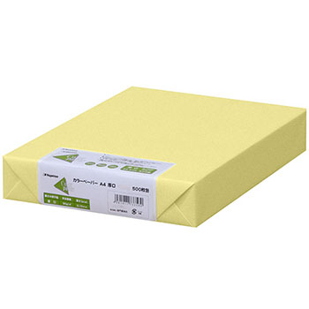 長門屋商店 ナ-3353 Color Paper A4 厚口 クリーム (424-2222) 1冊(500枚)