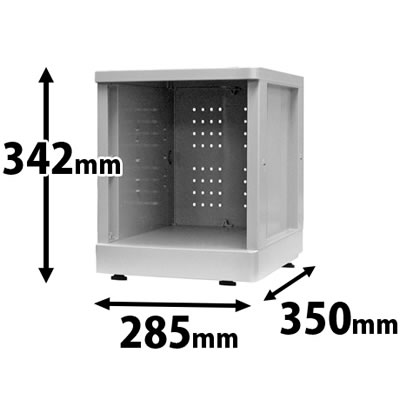 MS-OP 棚板なし プラスチックロッカー オープン MSタイプ ベース付 棚板なし