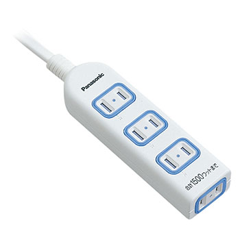PANASONIC WHA2534WKP ザ・タップX 2P・4個口 ホワイト 3.0m