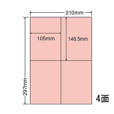 ナナ CL-50R マルチタイプカラーラベル レッド