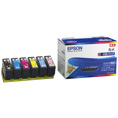 EPSON KAM-6CL インクカートリッジ/カメ 6色パック 純正