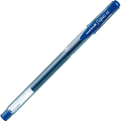 三菱鉛筆 UM100EW.33 ゲルインクボールペン ユニボール シグノ エコライター 0.5mm 青