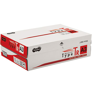 AETR-A3 αエコペーパー タイプTR A3 (324-7945) 1箱=500枚×3 坪量66g、白色度94%
